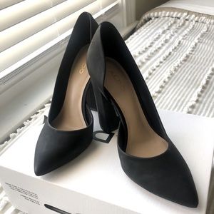 Aldo Black Block Heels